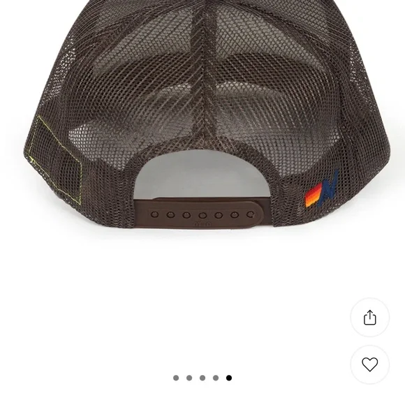 Aviator Nation - Logo Rainbow Vintage Brown Trucker Hat - Picture 2 of 8